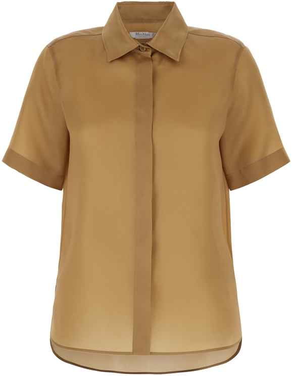 Max Mara Max Mara Camel silk shirt