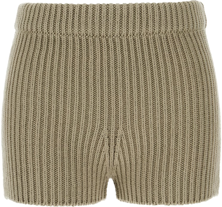 Max Mara Max Mara Khaki green stretch cotton blend Acceso shorts
