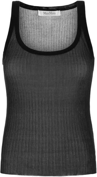 Max Mara Max Mara Black silk Bastia top