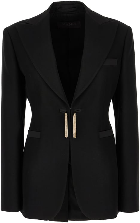 Max Mara Max Mara Pianoforte Black wool blazer