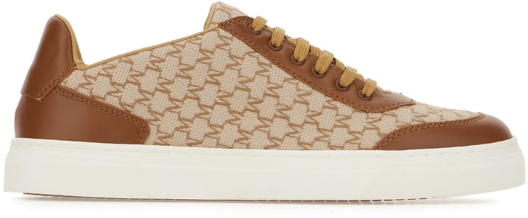Max Mara Max Mara Embroidered canvas sneakers