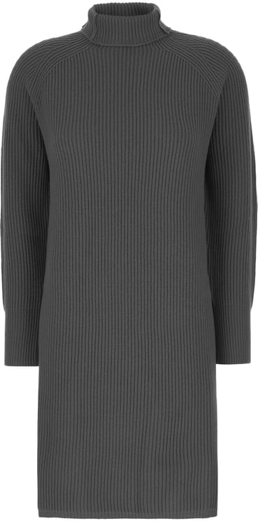 Max Mara Max Mara Studio Dark grey wool blend sweater dress
