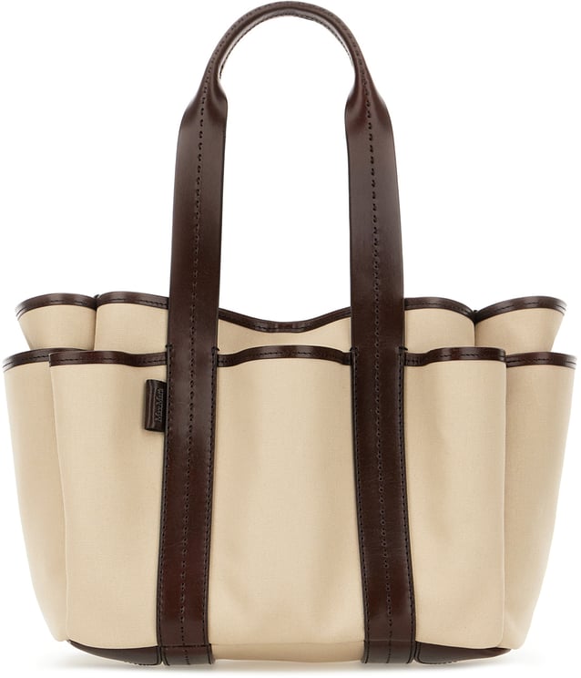 Max Mara Max Mara Sand canvas Giardiniera handbag