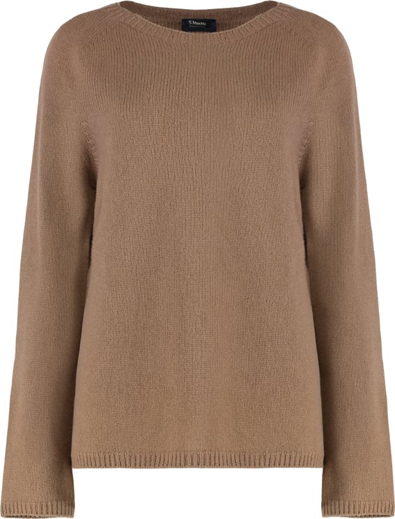 Max Mara Georg crew neck sweater in wool and cashmere