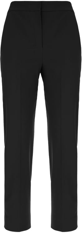 Max Mara Max Mara S Black stretch polyester blend pants