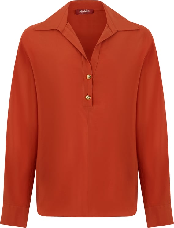 Max Mara Long Sleeve Shirt with V-neck