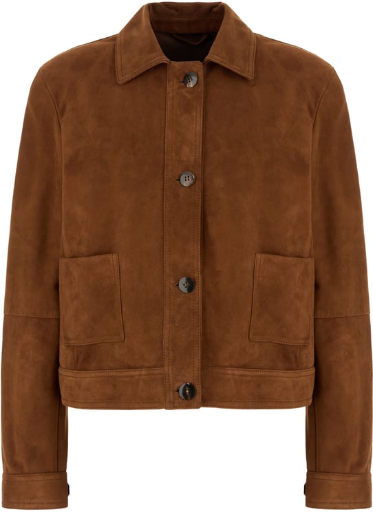 Max Mara Max Mara Studio Brown suede jacket