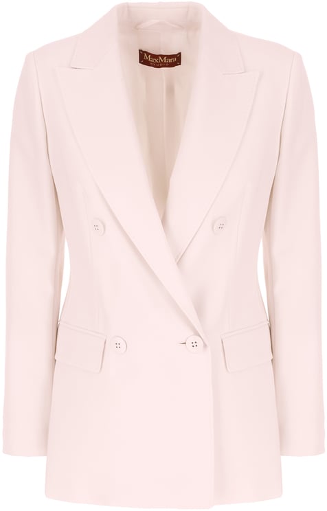 Max Mara Max Mara Studio Pastel pink wool blazer