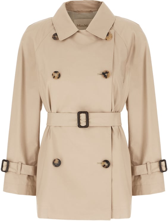 Max Mara Max Mara Cube Beige cotton blend trench