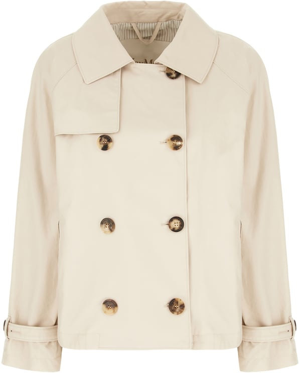 Max Mara Max Mara Cube Sand cotton blend trench