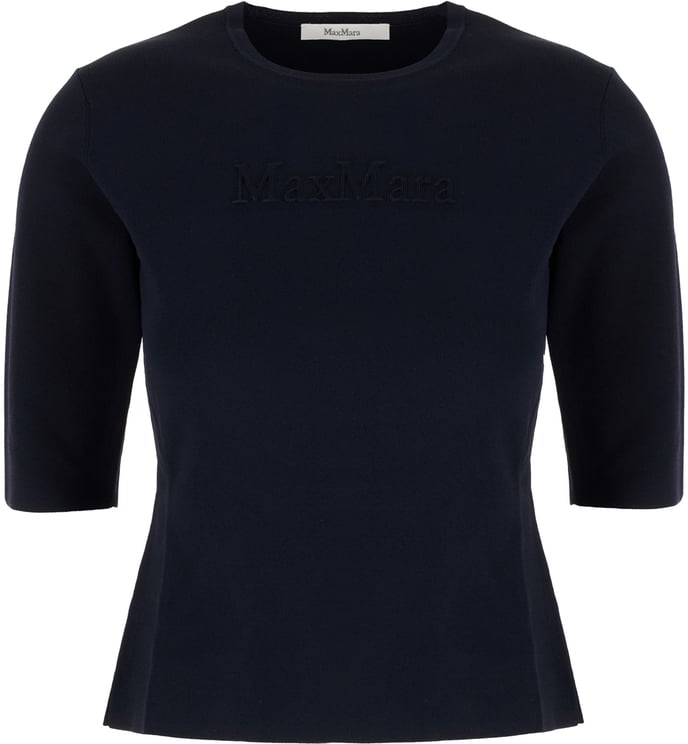 Max Mara Max Mara Black viscose blend sweater