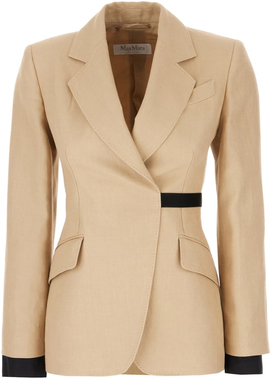 Max Mara Max Mara Beige linen blazer