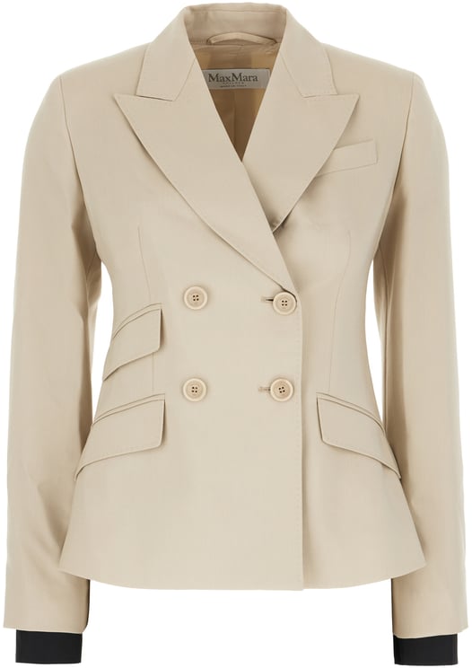 Max Mara Max Mara Cappuccino wool blend blazer