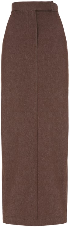 Max Mara Max Mara Prima Linea Chocolate denim skirt