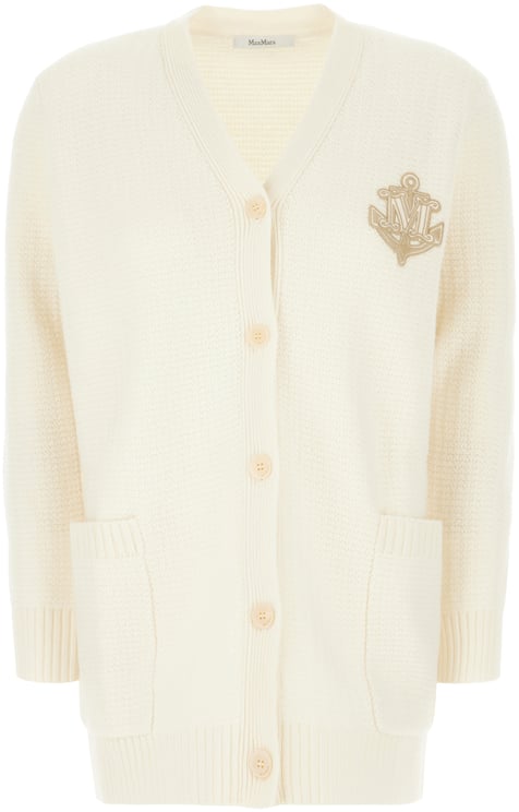 Max Mara Max Mara Ivory wool blend cardigan