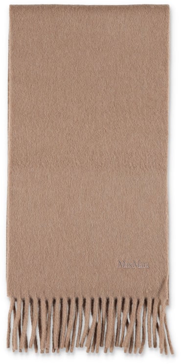 Max Mara Max Mara wool scarf with embroidered logo