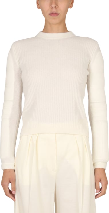 Max Mara Stretch Mohair Yarn Knit Sweater