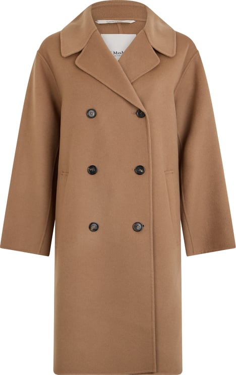Max Mara Double-breasted coat in virgin wool