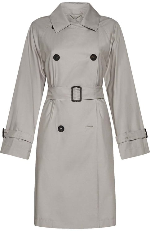 Max Mara Max Mara The Cube Blend Cotton Trench Coat