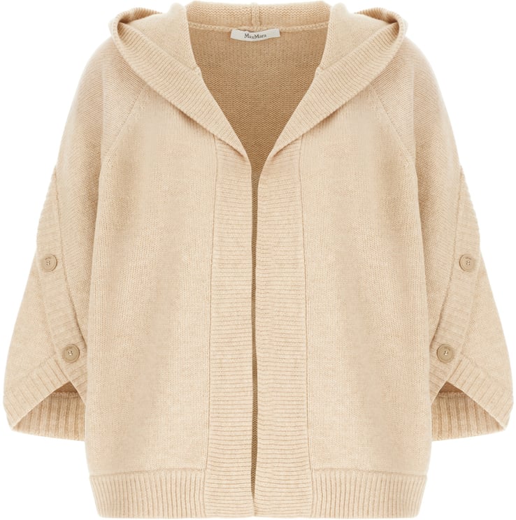 Max Mara Max Mara Beige wool blend cardigan
