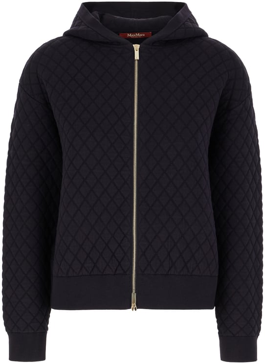 Max Mara Max Mara Studio Midnight blue viscose blend sweatshirt