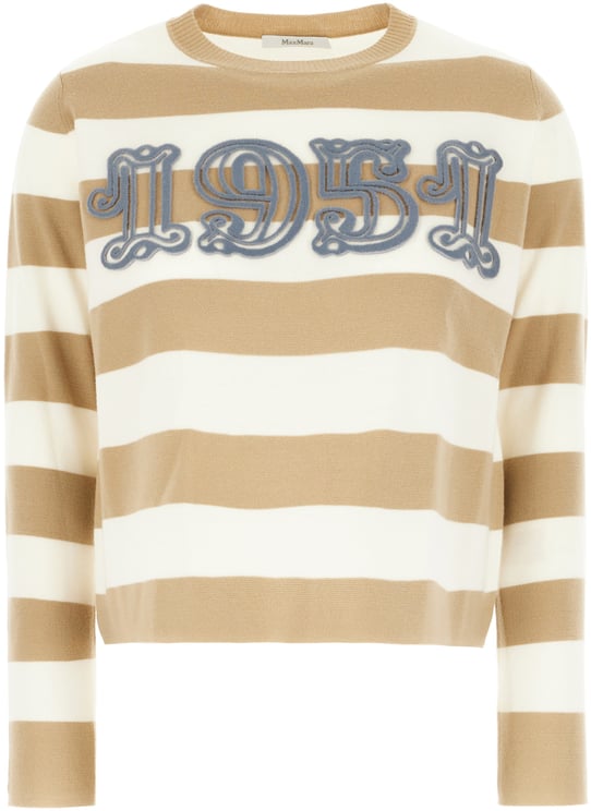 Max Mara Max Mara Embroidered wool sweater