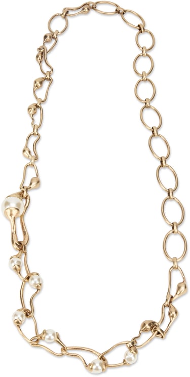 Max Mara Metal pendant necklace