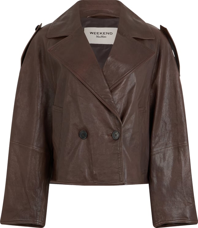 Max Mara Short leather jacket