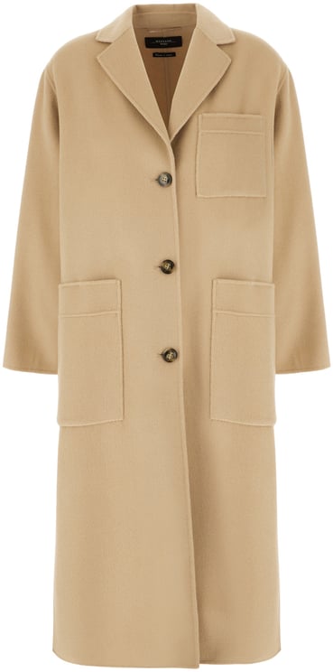 Max Mara Max Mara Weekend Beige wool blend coat
