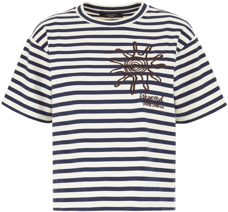 Max Mara Max Mara Weekend Multicolor cotton t-shirt
