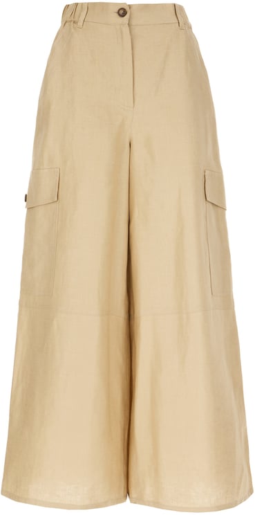 Max Mara Max Mara Weekend Sand linen pants