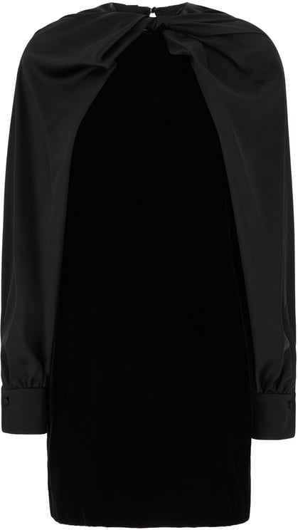 Max Mara Max Mara Pianoforte Black velvet dress