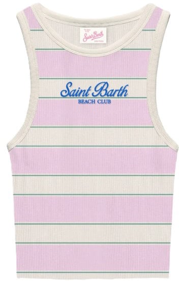 MC2 Saint Barth T-Shirts And Polos Rosa/Crema