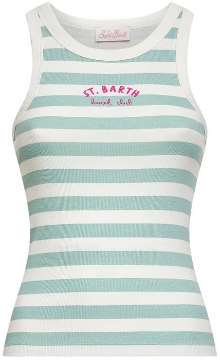 MC2 Saint Barth T-Shirts And Polos Bianco/Verde