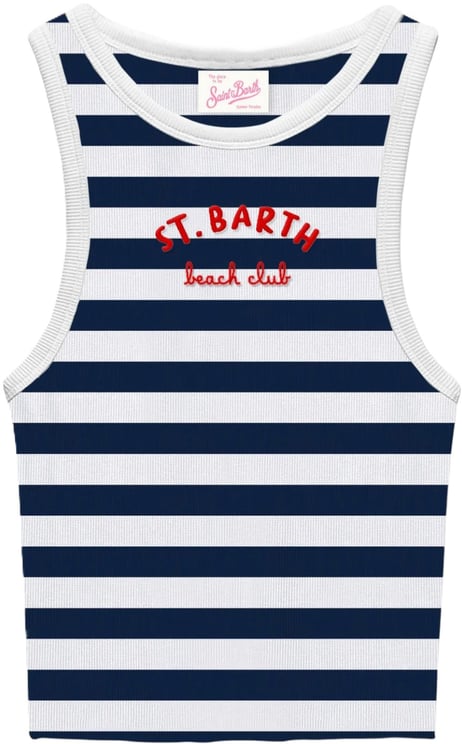 MC2 Saint Barth T-Shirts And Polos Bianco/Blu