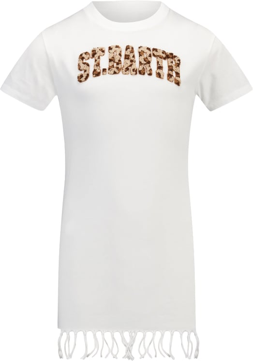 MC2 Saint Barth MC2 Saint Barth Kinder Meisjes Jurk In Wit