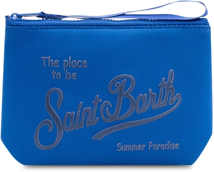 MC2 Saint Barth Pochette con Stampa Frontale e Zip