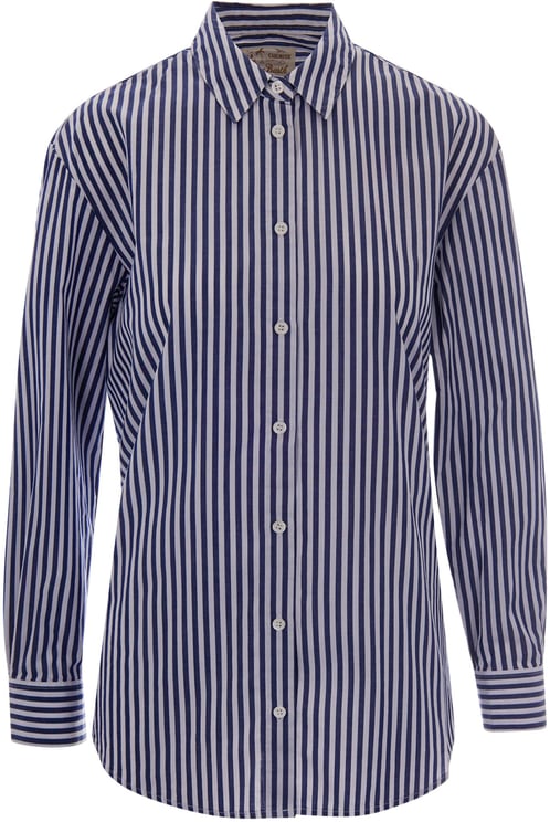 MC2 Saint Barth Shirts Cotton Stripes V See 61 Emb