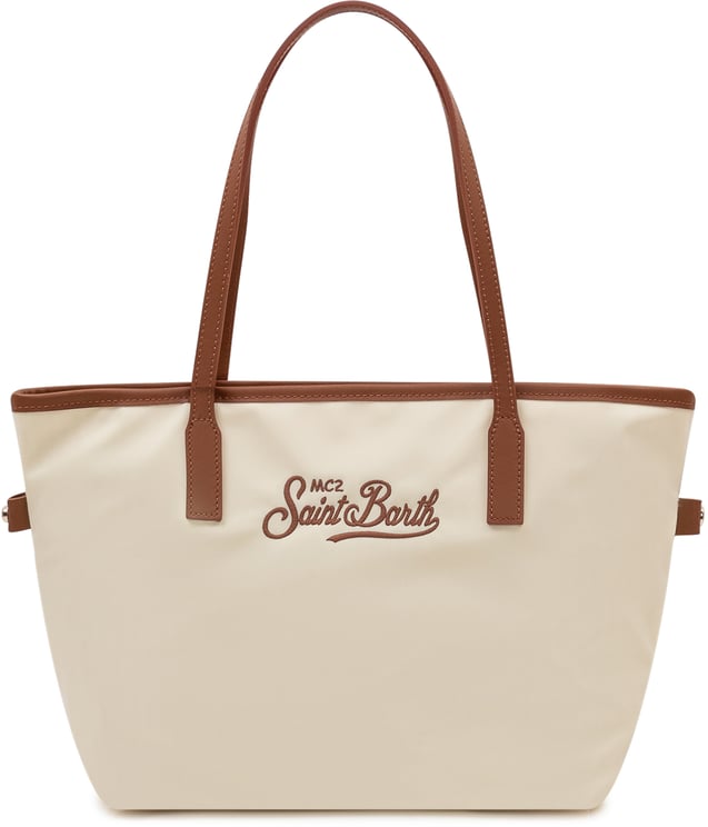 MC2 Saint Barth Borsa Tote City in Nylon con Manici Lunghi