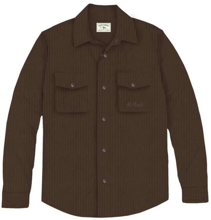MC2 Saint Barth Shirts Dark Brown