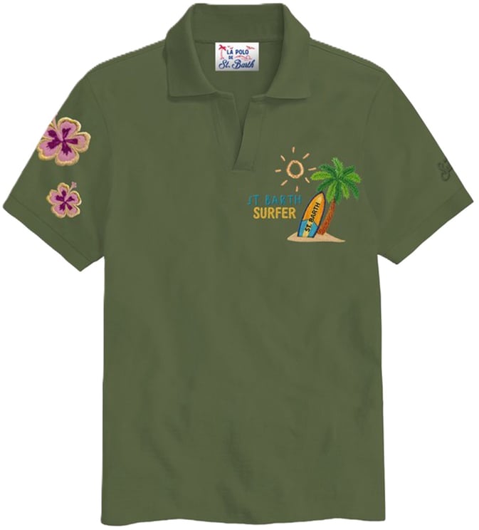 MC2 Saint Barth T-Shirts And Polos Verde