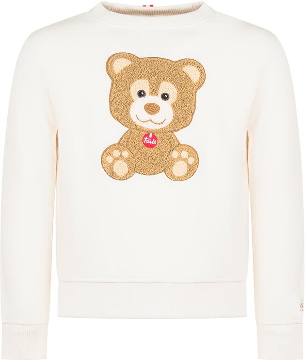 MC2 Saint Barth MC2 Saint Barth x Trudi Maglione Bianco con Orsetto