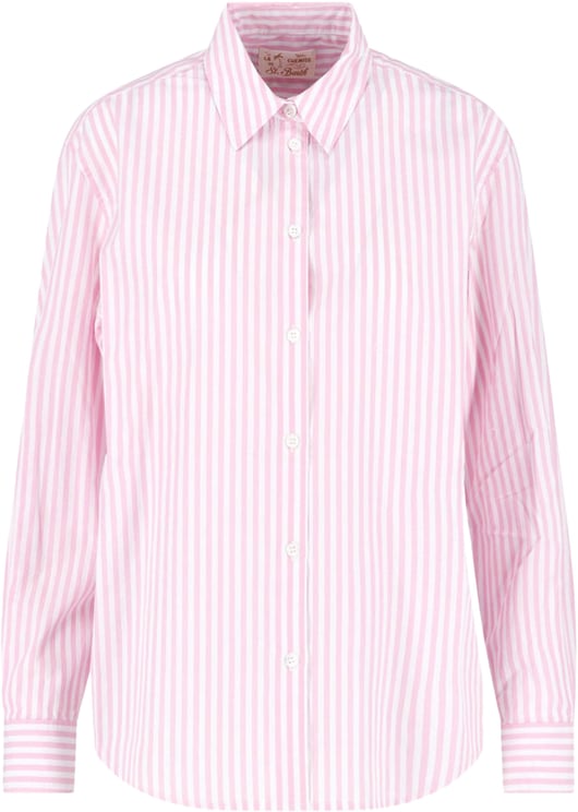 MC2 Saint Barth Shirts Cotton Sb Stripes V 21 Emb