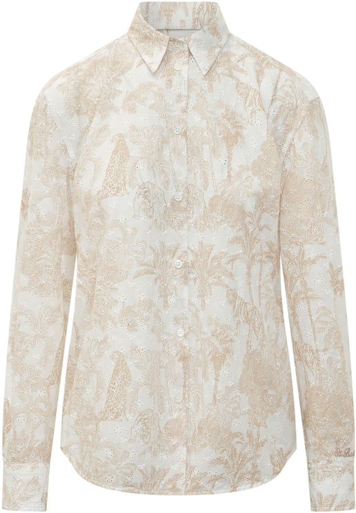 MC2 Saint Barth Camicia con Stampa Toile Tropicale