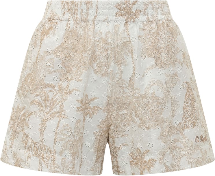 MC2 Saint Barth Shorts con Stampa Toile Tropicale