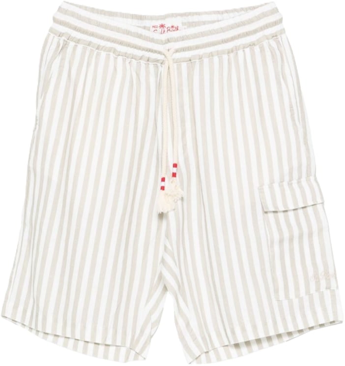 MC2 Saint Barth Shorts Bianco/Beige
