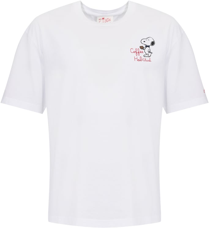 MC2 Saint Barth T-Shirts And Polos Snoopy Coffee 01N Emb