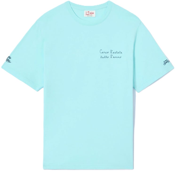 MC2 Saint Barth T-Shirts And Polos Azzurro