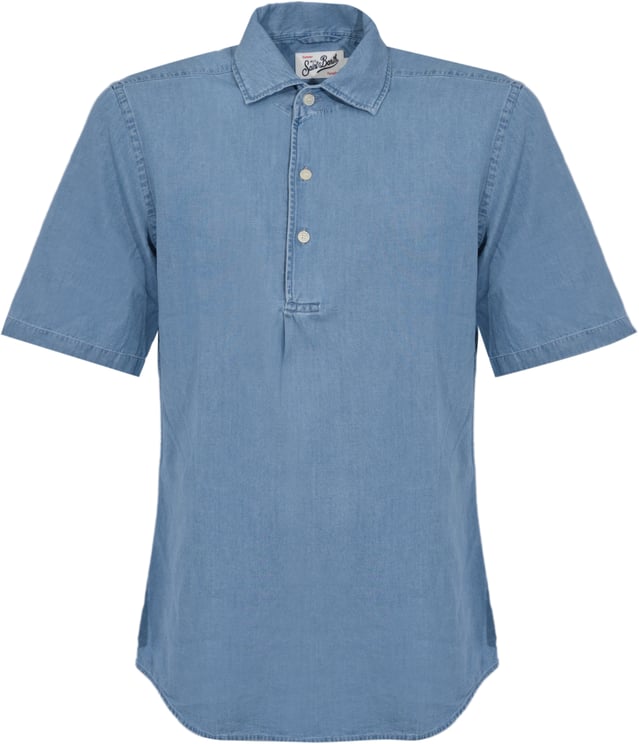 MC2 Saint Barth T-Shirts And Polos Chambray Denim Light