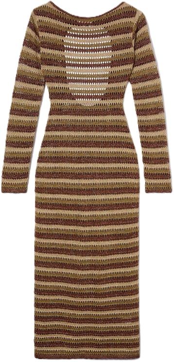 MC2 Saint Barth Dresses Oro/Marrone